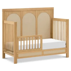 Namesake Eloise 4-in-1 Convertible Crib - Honey & Performance Sand Eco-Weave