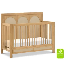 Namesake Eloise 4-in-1 Convertible Crib - Honey & Performance Sand Eco-Weave