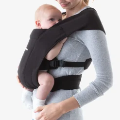 Ergobaby Embrace Cozy Newborn Carrier - Pure Black