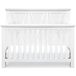 Million Dollar Baby Emory Farmhouse 4-in-1 Convertible Crib - Linen White