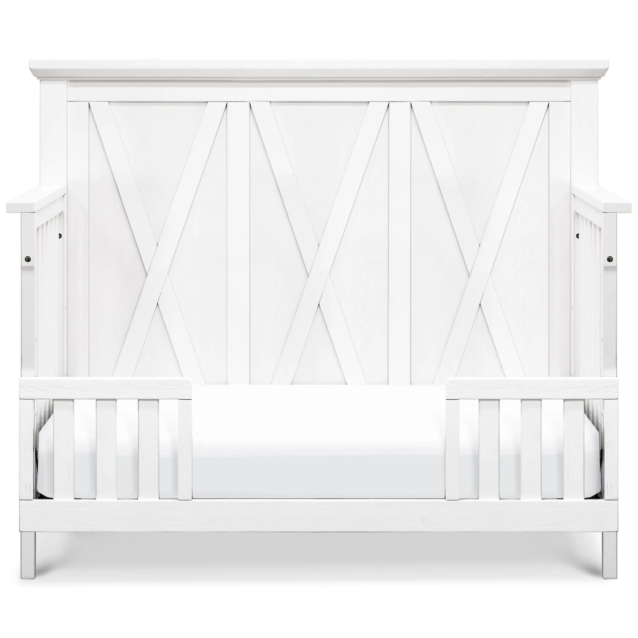 Million Dollar Baby Emory Farmhouse 4-in-1 Convertible Crib - Linen White