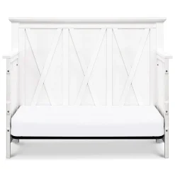 Million Dollar Baby Emory Farmhouse 4-in-1 Convertible Crib - Linen White