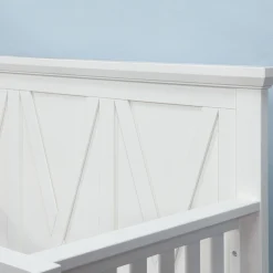 Million Dollar Baby Emory Farmhouse 4-in-1 Convertible Crib - Linen White