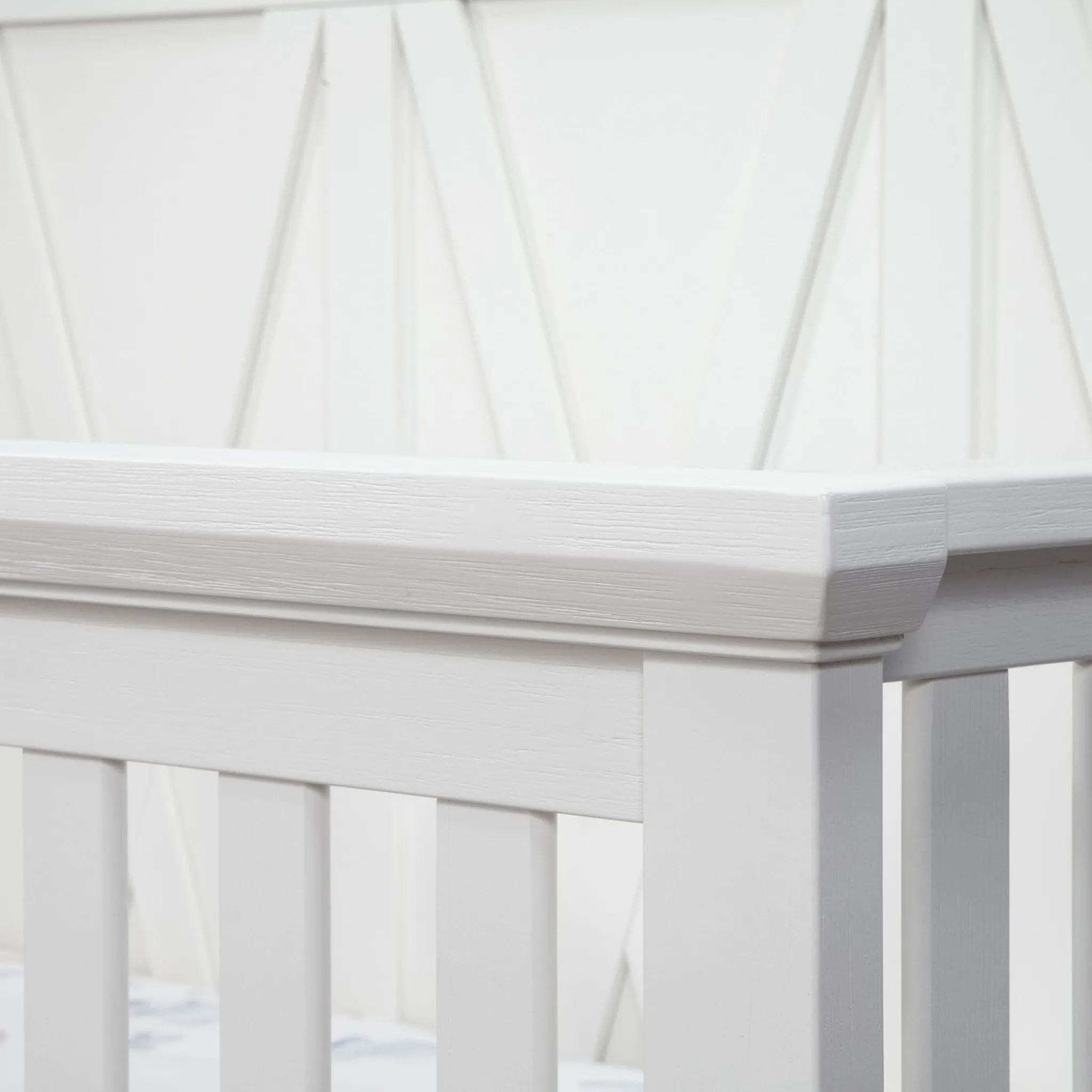 Million Dollar Baby Emory Farmhouse 4-in-1 Convertible Crib - Linen White