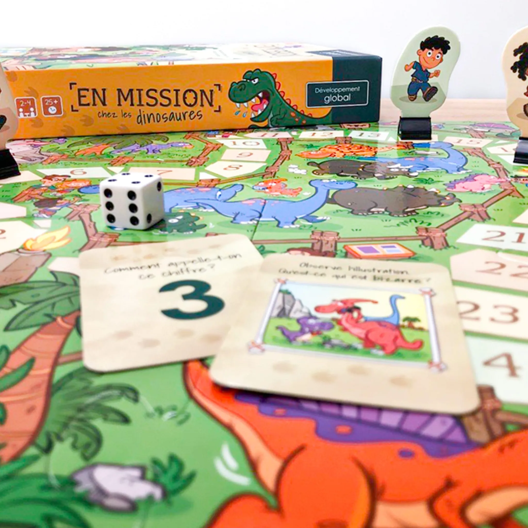 Kids Placote Board Games>En Mission Chez Les Dinosaures