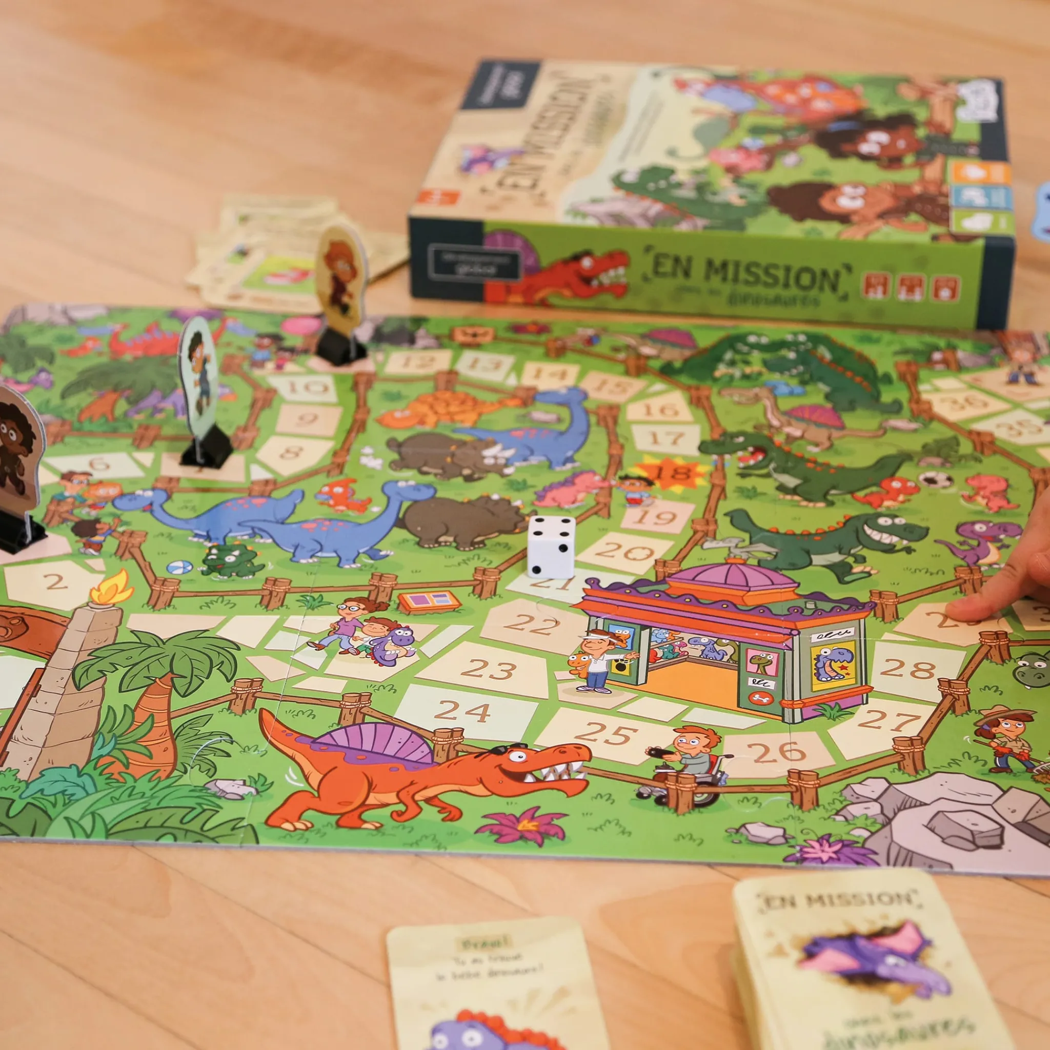 Kids Placote Board Games>En Mission Chez Les Dinosaures