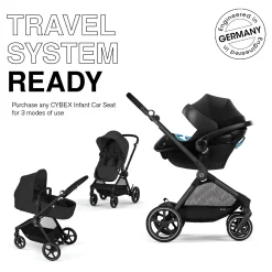 Kids Cybex Eos Moon Black Stroller