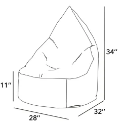 Arico Ergo Junior Bean Bag Original - Chili Red