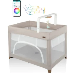 Evenflo Playards & Bassinets|Playards & Bassinets>Eris Playard - Coastal Coffee