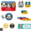 Kids Clement - Impressions Essential Name Labels - Blue dogs