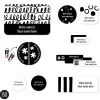Kids Clement - Impressions Essential Name Labels - Black patterns