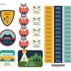 Kids Clement - Impressions Personalized Name Labels|Personalized Name Labels>Essential Name Labels - Camp