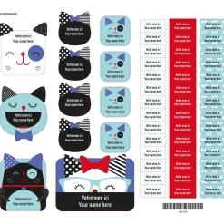 Kids Clement - Impressions Essential Name Labels – Cats