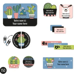 Kids Clement - Impressions Personalized Name Labels|Personalized Name Labels>Essential Name Labels - Cactus