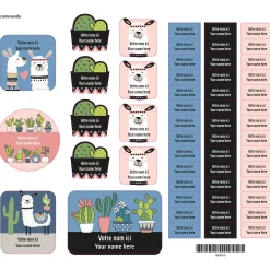 Kids Clement - Impressions Personalized Name Labels|Personalized Name Labels>Essential Name Labels - Cactus