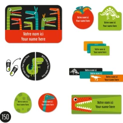 Kids Clement - Impressions Personalized Name Labels|Personalized Name Labels>Essential Name Labels – Dinosaurs