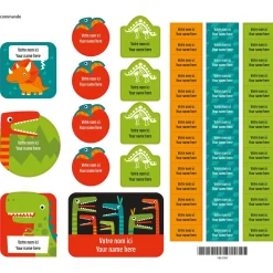 Kids Clement - Impressions Personalized Name Labels|Personalized Name Labels>Essential Name Labels – Dinosaurs