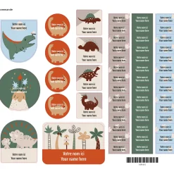 Kids Clement - Impressions Personalized Name Labels|Personalized Name Labels>Essential Name Labels - Dinos