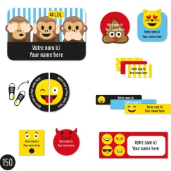 Kids Clement - Impressions Personalized Name Labels|Personalized Name Labels>Essential Name Labels - Emojis
