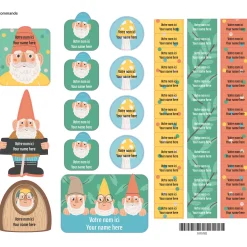 Kids Clement - Impressions Personalized Name Labels|Personalized Name Labels>Essential Name Labels - Gnome