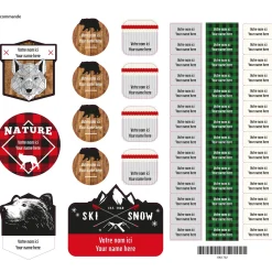 Kids Clement - Impressions Essential Name Labels - Hunter