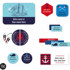 Kids Clement - Impressions Essential Name Labels – Nautical