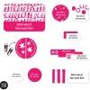 Kids Clement - Impressions Essential Name Labels - Pink patterns