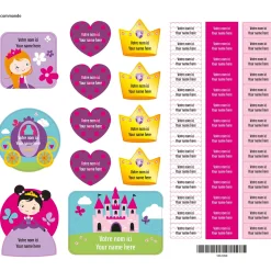 Kids Clement - Impressions Essential Name Labels – Princesses