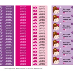 Kids Clement - Impressions Essential Name Labels – Princesses