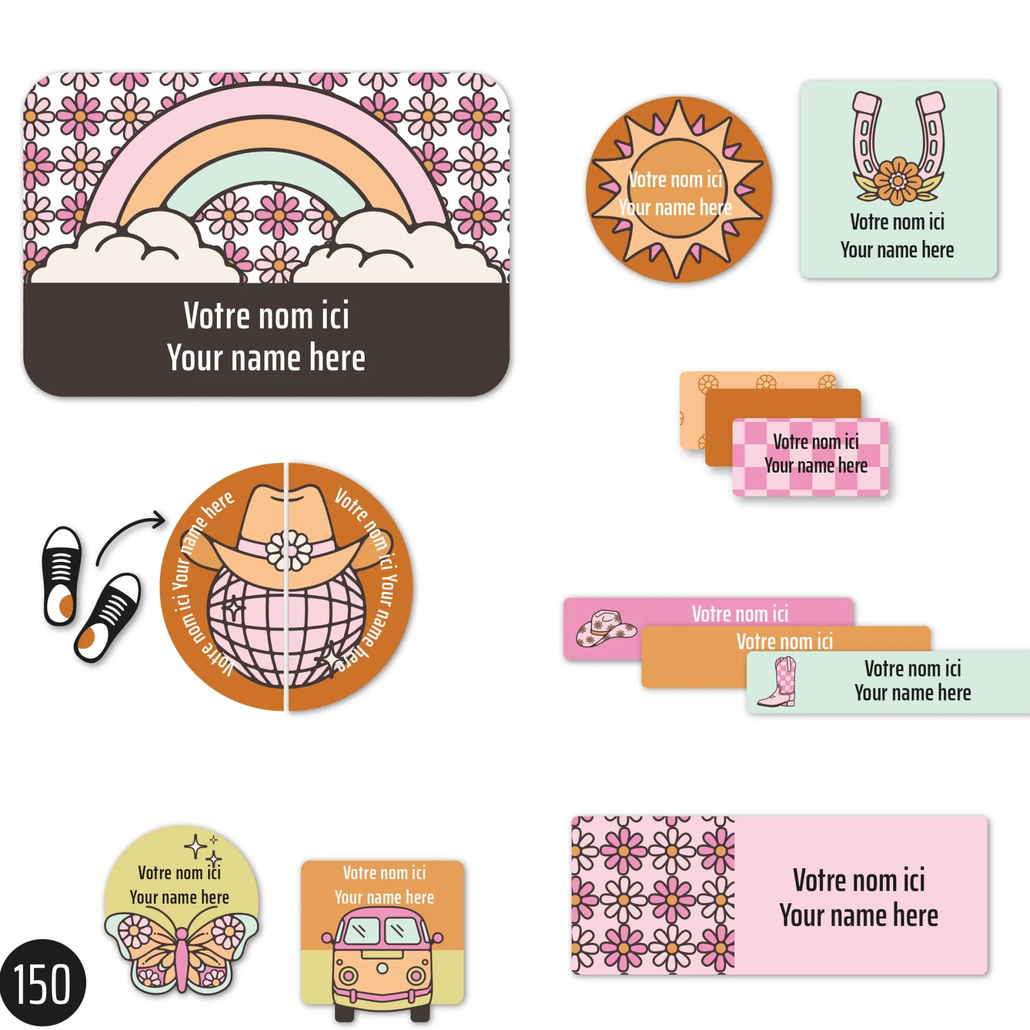 Kids Clement - Impressions Personalized Name Labels|Personalized Name Labels>Essential Name Labels - Rodeo
