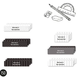 Kids Clement - Impressions Personalized Name Labels|Personalized Name Labels>Essential Name Labels – School grey