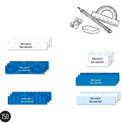 Kids Clement - Impressions Personalized Name Labels|Personalized Name Labels>Essential Name Labels – School blue