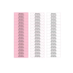Kids Clement - Impressions Essential Name Labels – School pink