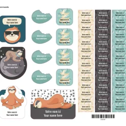 Kids Clement - Impressions Essential Name Labels - Sloth