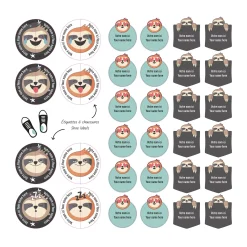Kids Clement - Impressions Essential Name Labels - Sloth