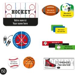 Kids Clement - Impressions Personalized Name Labels|Personalized Name Labels>Essential Name Labels – Sports