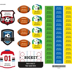 Kids Clement - Impressions Personalized Name Labels|Personalized Name Labels>Essential Name Labels – Sports