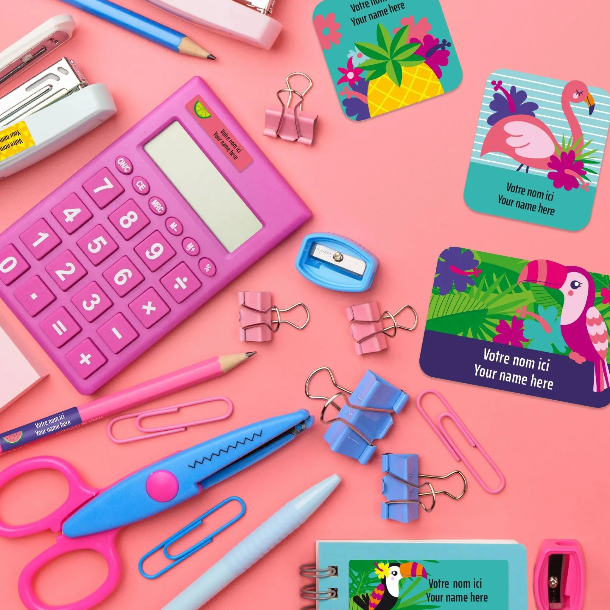 Kids Clement - Impressions Essential Name Labels - Tropical