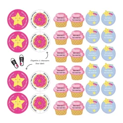 Kids Clement - Impressions Essential Name Labels - Unicorn