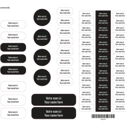 Kids Clement - Impressions Essential Name Labels - Universals