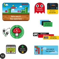 Kids Clement - Impressions Personalized Name Labels|Personalized Name Labels>Essential Name Labels - Video Games