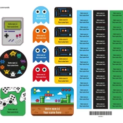 Kids Clement - Impressions Personalized Name Labels|Personalized Name Labels>Essential Name Labels - Video Games