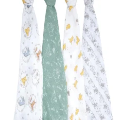 Kids Aden + Anais Essentials Cotton Muslin Swaddles 2 Pack - Disney™ (4) Winnie and Friends