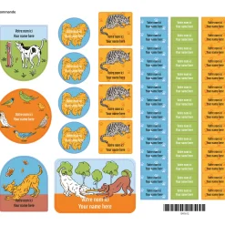 Kids Clement - Impressions Essentials Name Labels - Animals