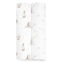 Kids Aden + Anais Blankets|Blankets>Essentials Silky Soft Muslin Swaddles 2 Pack - Nealing nature