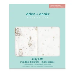 Kids Aden + Anais Blankets|Blankets>Essentials Silky Soft Muslin Swaddles 2 Pack - Nealing nature