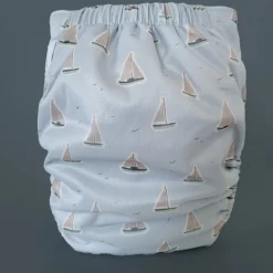 BOY La Petite Ourse Evolution Washable Diaper - Boats