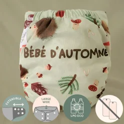 BOY La Petite Ourse Evolution Washable Diaper - Autumn