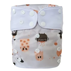BOY La Petite Ourse Evolution Washable Diaper - Cauldron