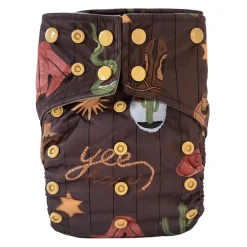 BOY La Petite Ourse Evolution Washable Diaper - Cowboy